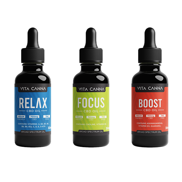 Vita Canna 700mg Broad Spectrum Functional CBD C8 MCT Oil - 30ml